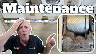 UNBOXING A Beko BM3T3822W Heat Pump Tumble Dryer, Everything About Maintaining the Machine
