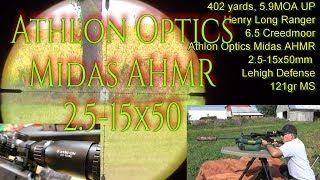 Athlon Optics Midas HMR 2.5-15×50 AHMR MOA 1st Look