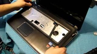 HP dv7 - Disassembly Part 2 ( Ноутбук HP DV7 разборка )