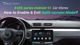 How to Enable & Exit Split-screen Mode? | Eonon A12S Series Android 12 Car Stereo