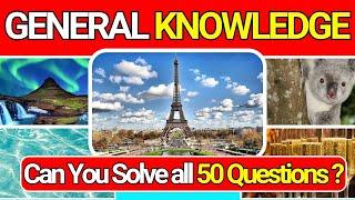 General Knowledge Quiz Trivia 33 | Can You Answer All 50 Questions Correctly? 2024