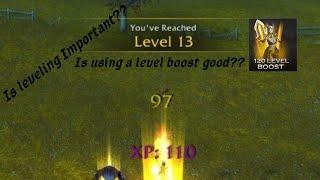 Is leveling in a MMORPG important?