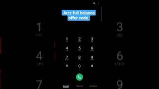 jazz full balance offer code 2023 , new jazz offers , Internet offers , #jazzoffer #freeinternet