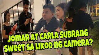 JOMAR AT CARLA ANG SWEET SA LIKOD NG CAMERA!