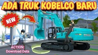 New Truck‼️ There's A New Kobelco Excavator Truck In Sakura School Simulator