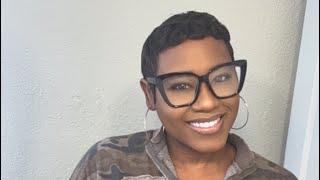 PIXIE CUT HAIR ROUTINE- Relaxer, Mold, Cut, and Style….