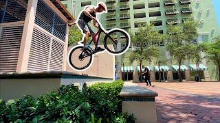 Dirt Jump Bike Street Riding During Coronavirus Pandemic