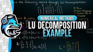 LU Decomposition Example | Numerical Methods