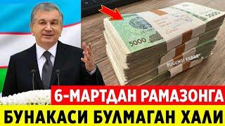 ШОШИЛИНЧ! 6-МАРТДАН УЗБ-ДА НАРХ УЗГАРДИ РАМАЗОН ОЙИДА ХАММА КУРСИН..