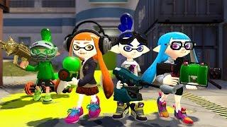 [Splatoon 3D Cartoon Fan Animation] Squad Ranked Battle