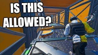 i found CHEATS on this 25 level *FUN* deathrun! (Fortnite Creative)