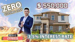 NEW CONSTRUCTION With Low Interest Rate!!! | [Houston Home Tour]