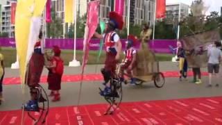 Welcoming ceremony for paralympic teams