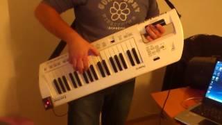 Roland Lucina+Wireless Panda midi+Laptop Kontakt S