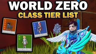 World Zero All Classes Tier List on Roblox *Updated*