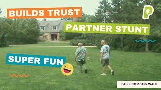 Fascinating & Fun Partner Trust-Building Game: Pairs Compass Walk