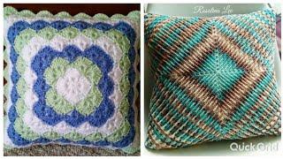 Most demanding crochet cushion cover design 2023 new ideas