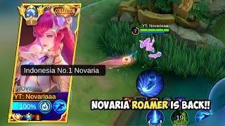 NOVARIA ROAMER IS BACK!! | HOW TO PLAY NOVARIA ROAM ITEM IN SOLO RANKED - MOBILE LEGENDS