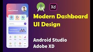  Android UI Design Mobile dashboard UI Tutorial | material design android studio 