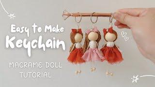 DIY Keychain - Macrame Doll