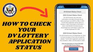 How To Check For Dv Lottery Results 2025