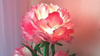 Как сделать светильник пион из изолона мк(How to make a peony lamp from isolon mk)