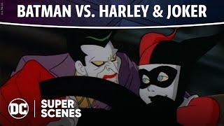 Batman: The Animated Series - Batman vs. Harley & Joker | Super Scenes | DC