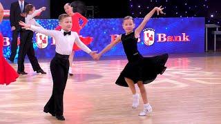 Cha cha cha, jive. Juvenile-1 La (E) final. Grand Prix Belarus 2024 ballroom dancing