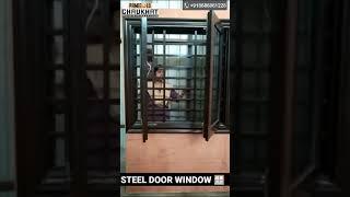 Steel Prime Gold Residential Doors & Windowsteel door window & wooden feel#steeldoorsandwindows