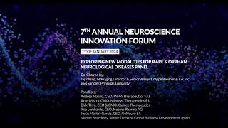 Exploring New Modalities for Rare & Orphan Neurological Diseases Panel @ Sachs_NIF