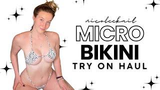 Micro Bikini Try On Haul | Nicole Kait