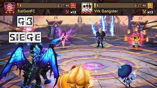 G3 SIEGE : SaiGonFC / Vrk Gangster - How to COUNTER Sylvia Brita Kumar WITHOUT Leo - Summoners War