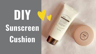 Reapply sunscreen on Face with DIY Sunscreen Cushion compact | Shelley Nayak