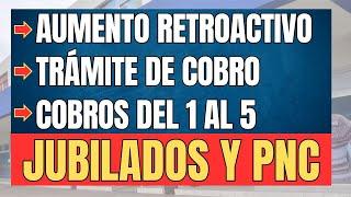 AUMENTO RETROACTIVO: MEDIDAS DE MILEI + TRAMITE DE COBRO Y PAGOS DEL 1 AL 5 JUBILADOS PNC PUAM