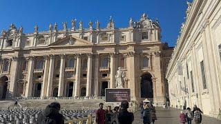 FAMILY TOUR: Day 1 of 4 - ST. PETER BASILICA- ST. PETER SQUARE  ROME ITALY / Family Tour Part 1