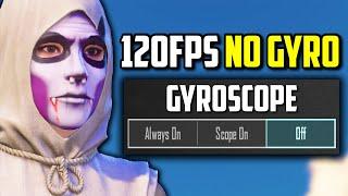 WHAT A 120 FPS NO GYRO PLAYER LOOKS LIKE IN PUBG MOBILE!!