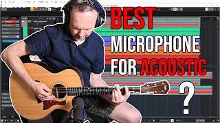 What is the best microphone for recording acoustic guitar (SM7B, R101, KM84, AT4040) ?