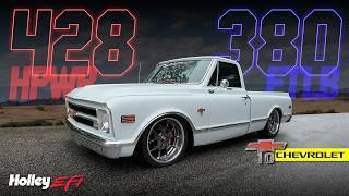 Tuning a $100,000 C10 w/ Holley Terminator X!