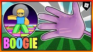 How to get the "BOOGIE WITH IT" BADGE + BOOGIE GLOVE in SLAP BATTLES || Roblox