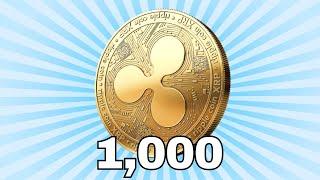 WHAT 1,000 XRP COINS WILL BE WORTH IN 2025… (You'll be RICH)