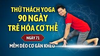 90 Days Anti-aging body Yoga Challenge with Dang Kim Ba Day 71 - Flexibility hamstring leg muscles