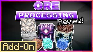 5 NEW MACHINES in Minecraft Bedrock Survival for ORE PROCESSING ADDON