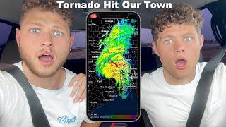 Chasing Tornadoes Inside a Hurricane (Hit our home)