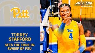 Pitt Sophomore Torrey Stafford Sets The Tone