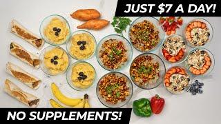 $7/Day Budget Vegan Meal Prep (High Protein)