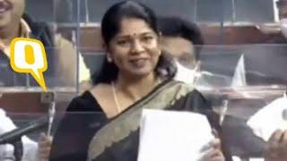 ‘Difficult to Pronounce Atmanirbhar’, DMK MP Kanimozhi Speaks Tamil in Parliament