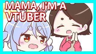 【Hololive】Pekora: "Mama, I'm a Vtuber"【Eng Sub】