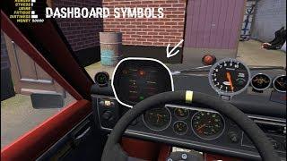 My Summer Car Dashboard Symbols (Mod)