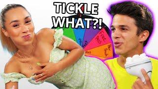 Tickle me challenge! | ft. MyLifeasEva and Brent Rivera | Brent vs Eva