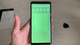 How to FIX Samsung Note 9 GREEN SCREEN 2024